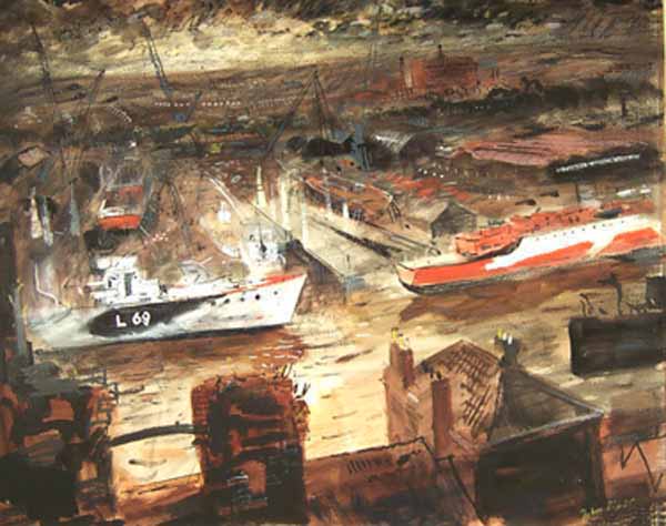 General View of Charles Hill Shipbuilding Yard, Bristol